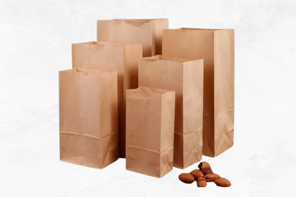 Brown SOS No handle Paper bag