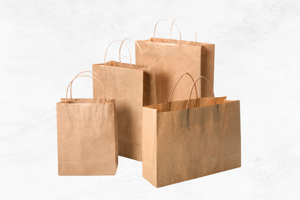 Brown Twisted handles Paper bag